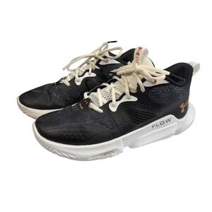 Under Armour UA Flow Breakthru 3 Athletic Shoes Black White Womens Size‎ 10